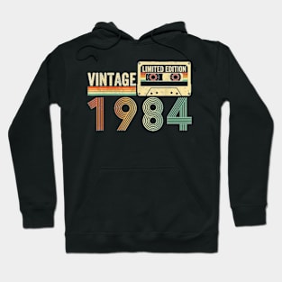 40 Year Old Gifts Vintage 1984 40th Birthday Cassette Tape T-Shirt Hoodie